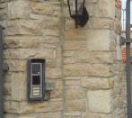 Walls and columns with stone wall of Trani